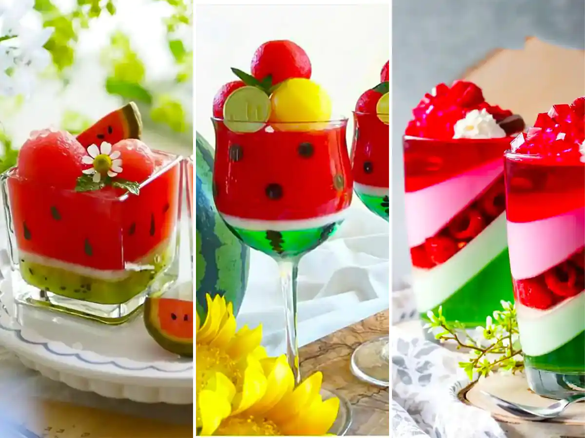 تزیین ژله یلدایی با ۱۵ ایده جدید و جذاب