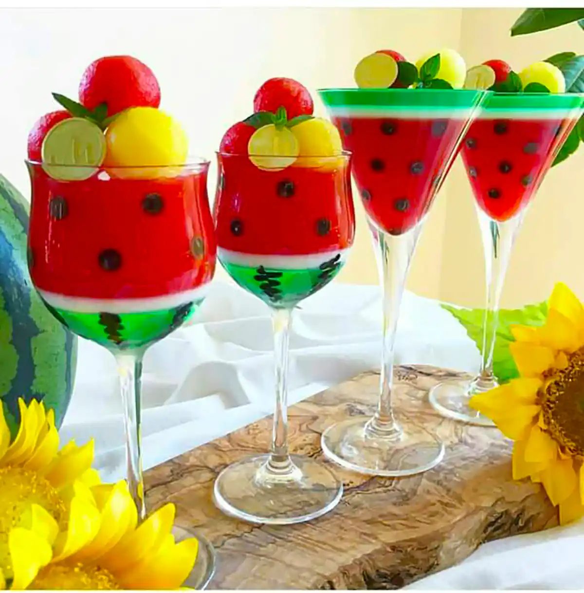 تزیین ژله یلدایی