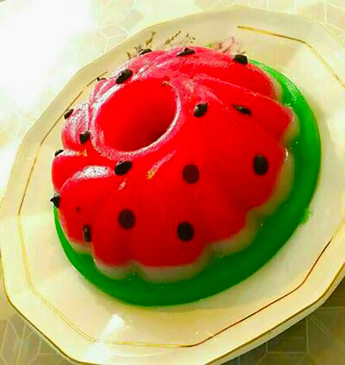تزیین ژله یلدایی