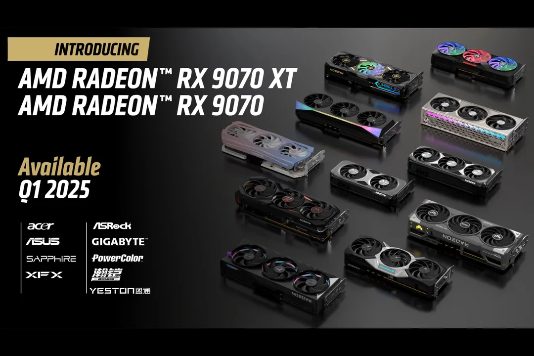 AMD پردازنده‌های گرافیکی سری Radeon RX 9070 مجهز به FSR 4 و مبتنی بر هوش مصنوعی را معرفی کرد