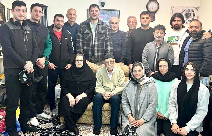ملاقات رییس فدراسیون با مربی پیشکسوت+ عکس