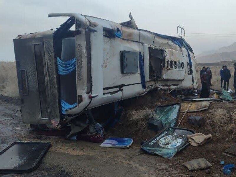 جزئیات تصادف مرگبار اتوبوس اسکانیا در کرمان