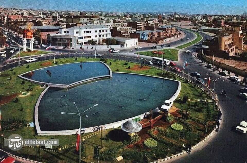 تصاویر کمتر دیده شده از میدان‌های قدیمی تهران/ کارت‌پستال فروشی ۵۰ سال پیش