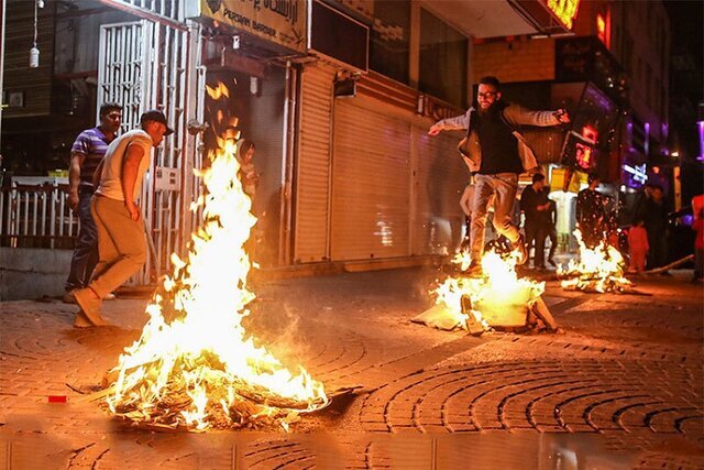آمار نهایی حوادث مرتبط با چهارشنبه آخر سال در تهران