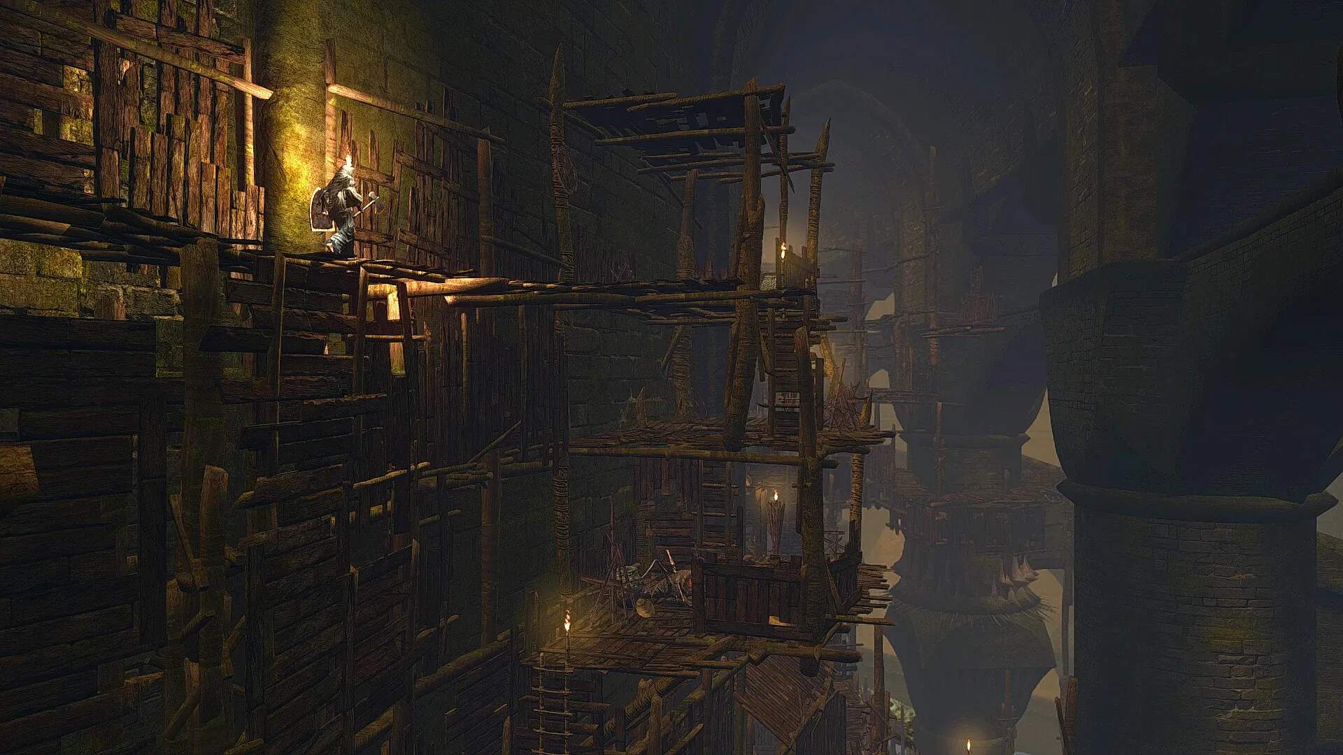 تبحر فرام‌سافتور در استفاده مجدد از دارایی‌ها؛ طراحی Blighttown در Dark Souls تنها با ده تکه چوب مختلف