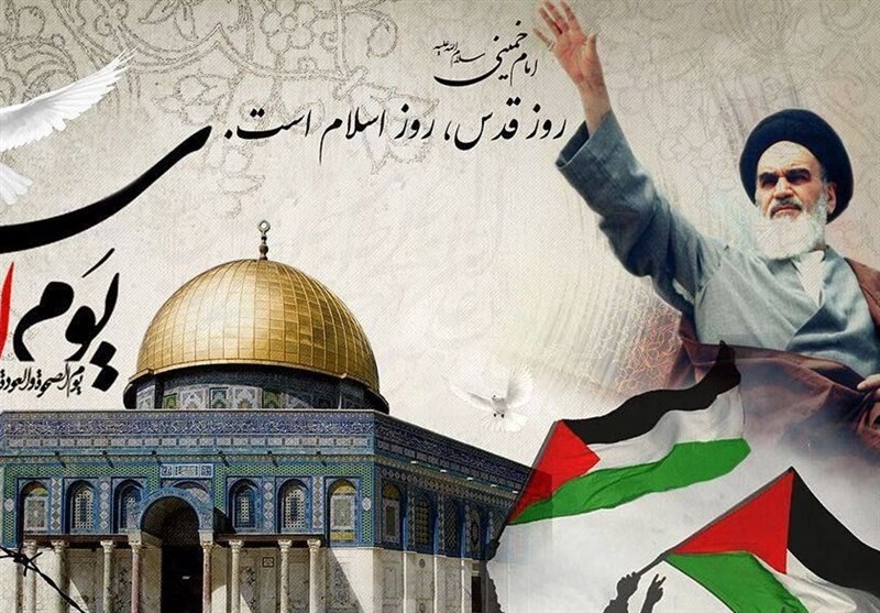 دوربین‌های تلویزیونی راوی حضور حماسی مردم در روز قدس