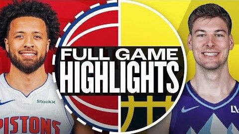 فیلم خلاصه بازی NBA/ پیستونز ۱۳۴، جاز ۱۰۶