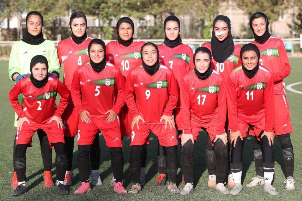 پیروزی دختران نوجوان ایران مقابل قرقیزستان در جام کافا