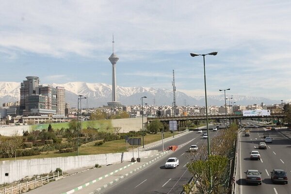 پیش‌بینی آب‌وهوای تهران طی پنج روز آینده