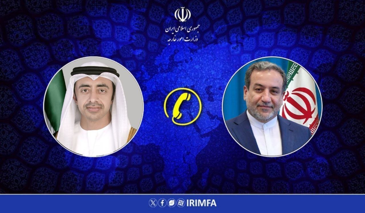 گفتگوی عراقچی با همتای اماراتی در مورد نامه اخیر ترامپ به ایران