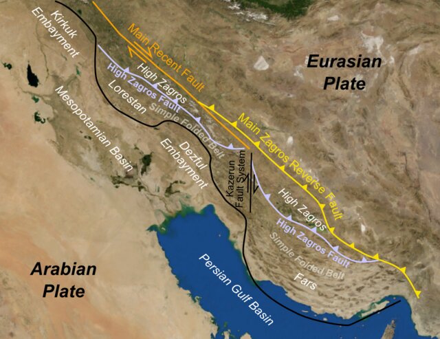 وقوع زلزله‌های بزرگ کدام مناطق ایران را تهدید می‌کند؟ / «ورقه عربستان با سرعت ۲۵ میلی‌متر در سال به سوی ایران می‌آید»