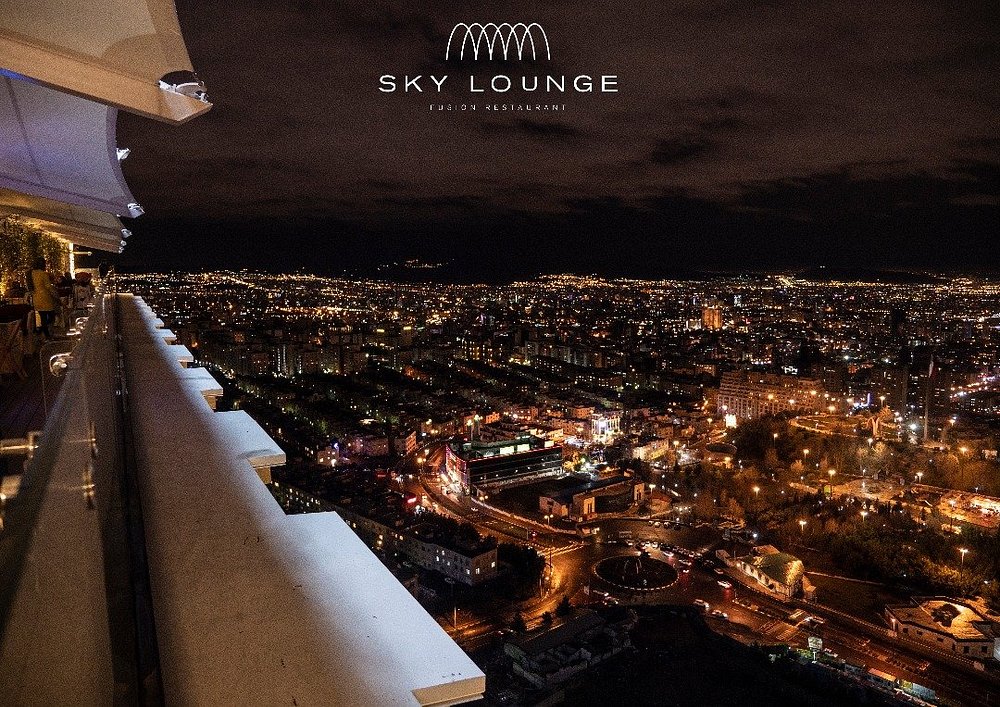 The terrace has spectacular City View of Tehran