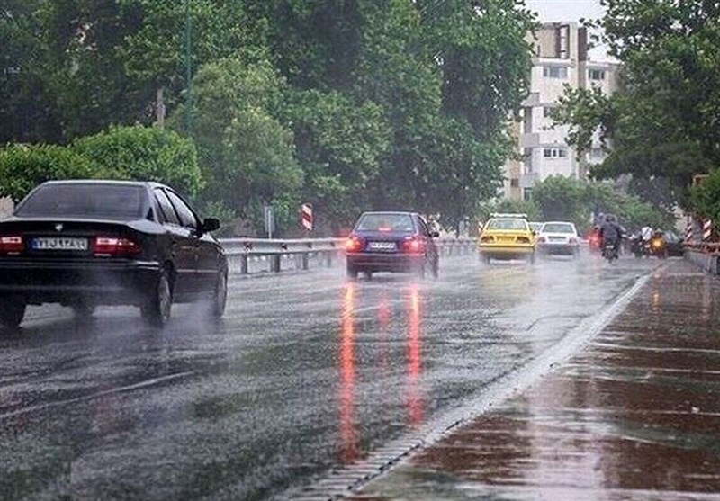 بارش باران و برف در جاده های مواصلاتی کشور + وضعیت ترافیکی