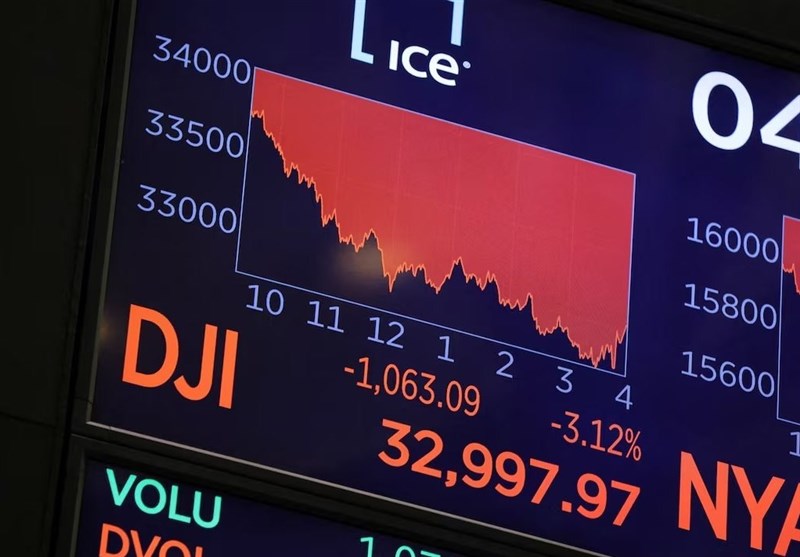 بازار سهام آمریکا بار دیگر قرمزپوش شد