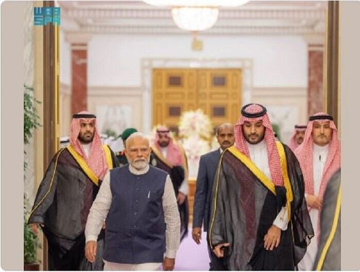 مودی در سعودی،با بن‌سلمان توافق کرد