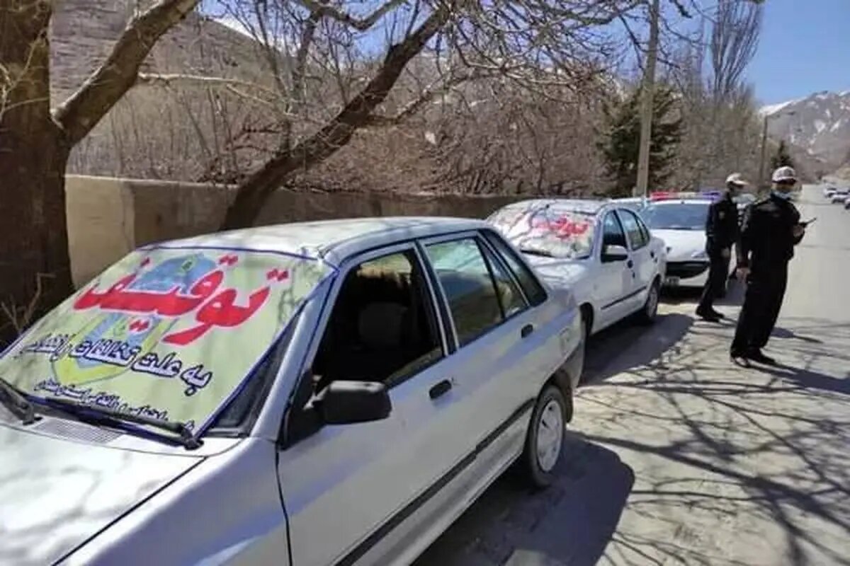 واکنش پلیس به رانندگی پسر بچه ۱۰ ساله